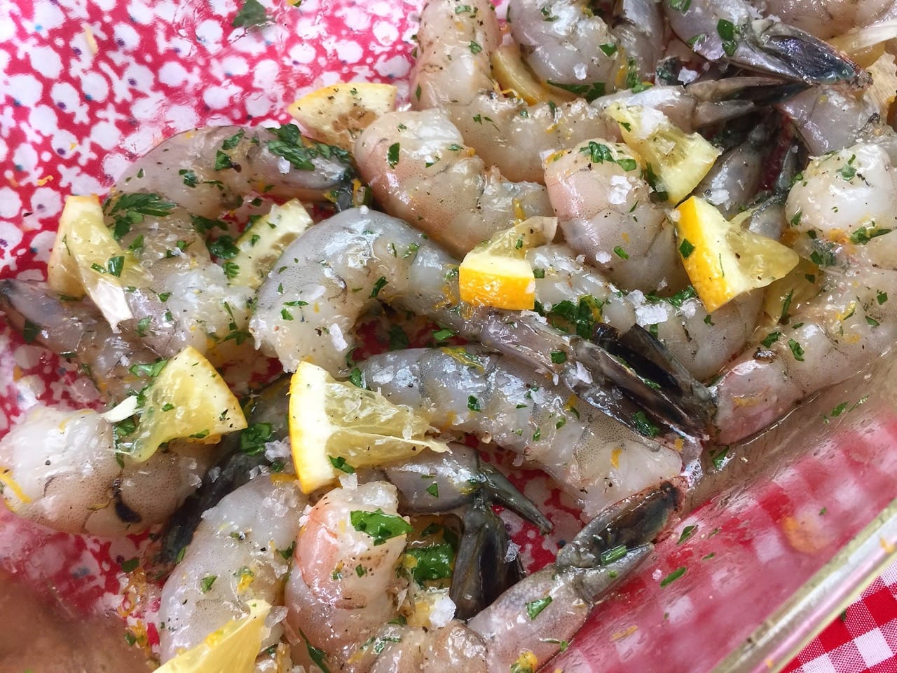 lemon roasted shrimp