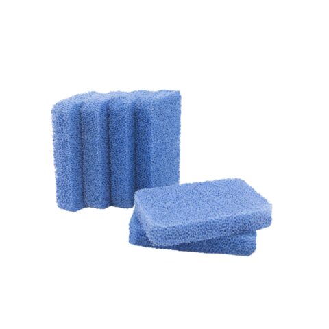6 Sinkology kitchen sink blue scrubber sponge
