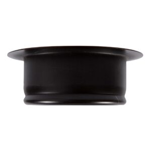 An antique brown kitchen sink disposal drain.